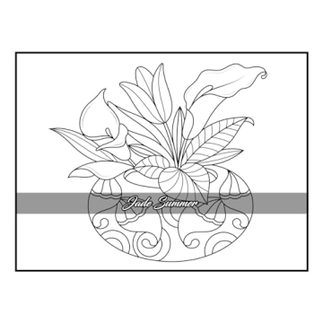 100 Flowers Adult Coloring Book for Relaxation and Creativity