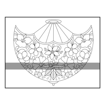 100 Flowers Adult Coloring Book for Relaxation and Creativity