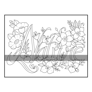 100 Flowers Adult Coloring Book for Relaxation and Creativity