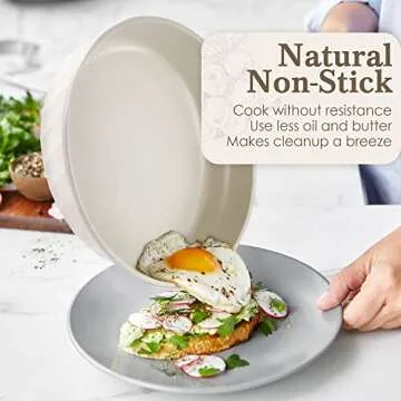 Durable Non Stick Frying Pans Multi-Sized Cookware Set