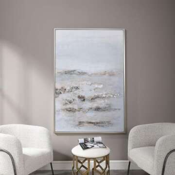 Open Plain Abstract Art 61.7" - Stunning Wall Decor