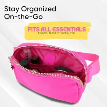 Stylish Hot Pink Fanny Pack for Women - Fashionable & Functional