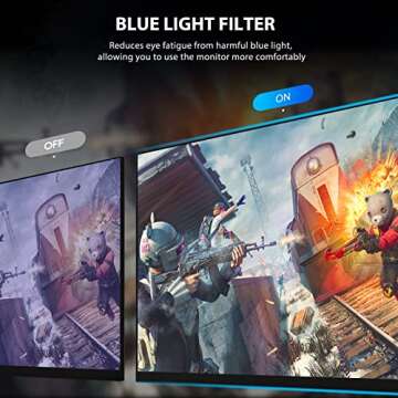 CRUA 27" Curved Monitor, FHD(1920x1080P) VA Panel 100HZ 99% sRGB Professional Computer Monitor, Narrow Bezels on Three Sides, Blue Light Filter, Office and Dormitory(HDMI, VGA)-Black