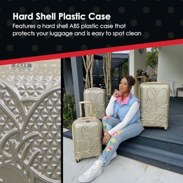 FUL Minnie Mouse Rolling Luggage | Durable 29" Hardshell Suitcase