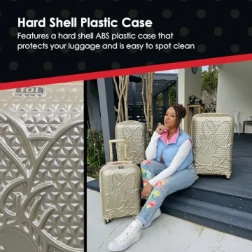 FUL Minnie Mouse Rolling Luggage | Durable 29" Hardshell Suitcase