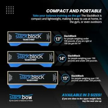 SlackBow SlackBlock Balance Trainer – Enhance Stability