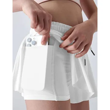 2-in-1 Girls Flowy Shorts for Active Comfort and Style