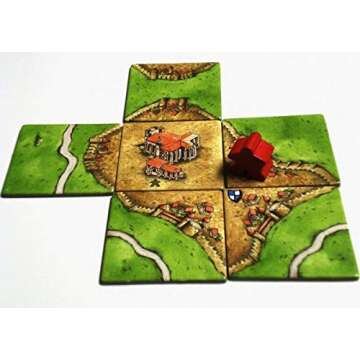 Carcassonne Inns & Cathedrals Expansion - Tile-Laying Medieval Board Game, Ages 7+, 2-6 Players, 45 ...