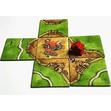 Carcassonne Inns & Cathedrals Expansion - Tile-Laying Medieval Board Game, Ages 7+, 2-6 Players, 45 ...