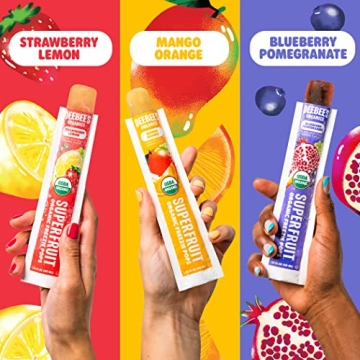 DeeBee's Organic SuperFruit Freezie Pops, No Added Sugars