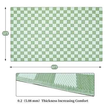 Kurala Reversible Rugs Plastic Patio Area Rugs, Lightweight Outside Mats for Patio, Straw, RV Campin...