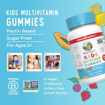 Vegan Kids Multivitamin Gummies Sugar-Free 60 Count