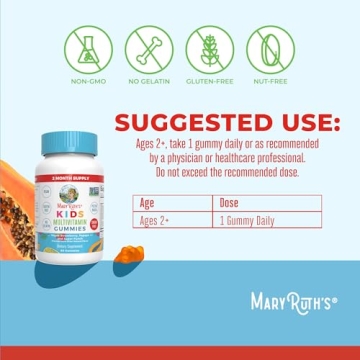 Vegan Kids Multivitamin Gummies Sugar-Free 60 Count