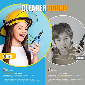 DASTION-99 Kids Walkie Talkies Long Range Fun Toys