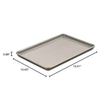 Cuisinart Chef's Classic Nonstick Bakeware 15-Inch Baking Sheet, Champagne