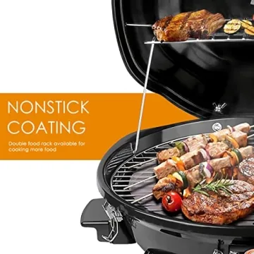 Techwood 1600W Electric Grill - Ideal for Indoor and Outdoor Cookouts