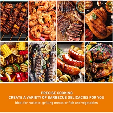 Techwood 1600W Electric Grill - Ideal for Indoor and Outdoor Cookouts