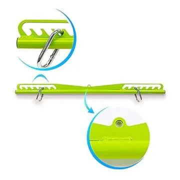 Home Gym Fitness Spreader Bar, Multi-Grip Wide Lat Pull Down Bar, Neutral Grip Handle, Lat Pulldown Attachments Long Bar for Cable Pulley System Mahine, T-bar Row Landmine Attachment (SP-LONG BAR)