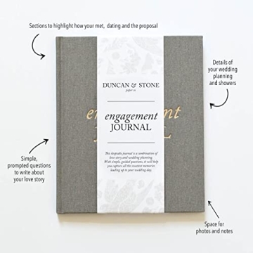 Engagement Journal for Couples - Capture Your Love Story