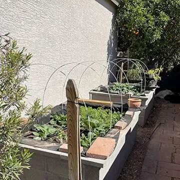 Robust 6X6.7ft Greenhouse Hoops Planting Tunnel for Garden