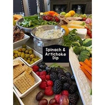 10 Pcs Reusable Mini Chalkboard Signs with Easel Stand for Food Labels, Double-Sided Use Message Board Signs, Weddings Place Cards, Birthday Parties, Table Numbers, Plants, Special Event Decorations