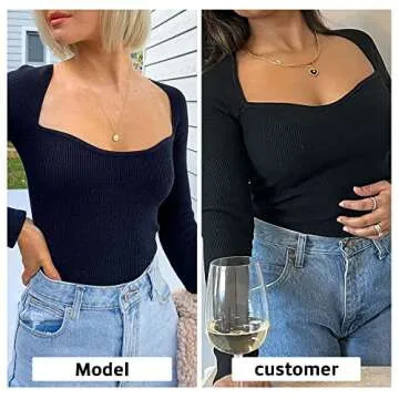 EXLURA Women Classic, Black, Small