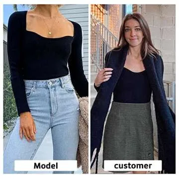 EXLURA Women Classic, Black, Small