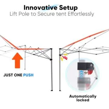 Quictent 10x10 Easy Up Outdoor Canopy Tent for Events