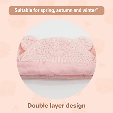 Duoyeree Kids Winter Hat - Soft Cotton Lining Baby Beanie