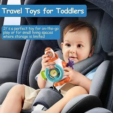 Montessori Sensory Toys for Toddlers - Travel Busy Board