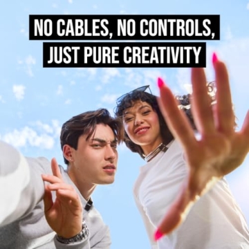 Dual Wireless Microphones with Charging Case for Smartphones