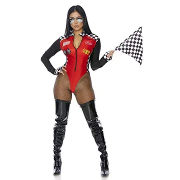 Forplay 4pc Racer Costume for Women, Medium/Large