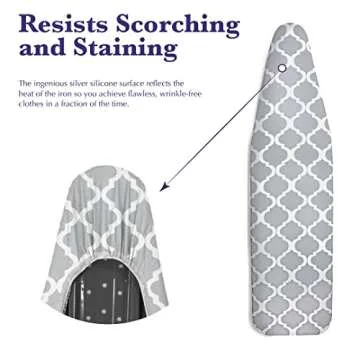Epica Padded Ironing Board Cover 15x54 - Stylish & Durable