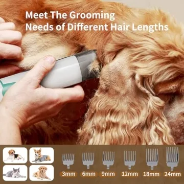 Ultimate 8VR Dog Grooming Kit for Easy Grooming and Cleanup