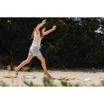 Marlowe & Co 6 Balance Stepping Stones for Children, 6 Piece Non-Slip Sensory Play Equipment for 2 3 4 5 6 7 8 Year Old