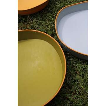 Marlowe & Co 6 Balance Stepping Stones for Children, 6 Piece Non-Slip Sensory Play Equipment for 2 3 4 5 6 7 8 Year Old