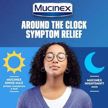 Mucinex Maximum Strength Sinus-Max Relief Liquid Pack of 2