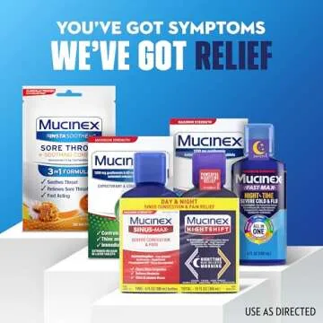 Mucinex Maximum Strength Sinus-Max Relief Liquid Pack of 2