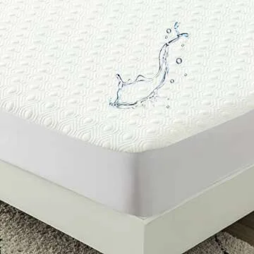Waterproof RV Bunk Mattress Protector for 30 x 75 Narrow Twin or Camper Bed Cooling Bamboo Viscose J...