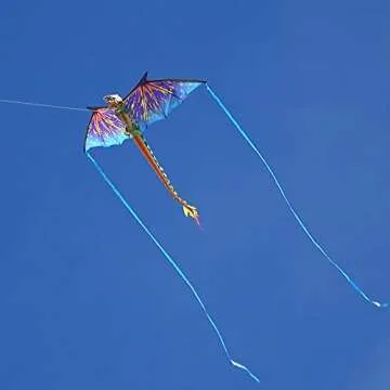 Exceptional WindNSun Blue Dragon Kite for All Ages