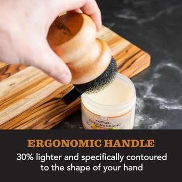 CLARK'S Ergonomic Oil & Wax Applicator for Wood