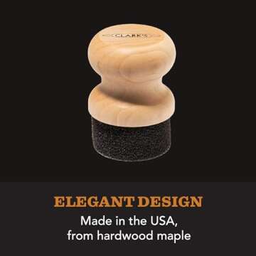 CLARK'S Ergonomic Oil & Wax Applicator for Wood