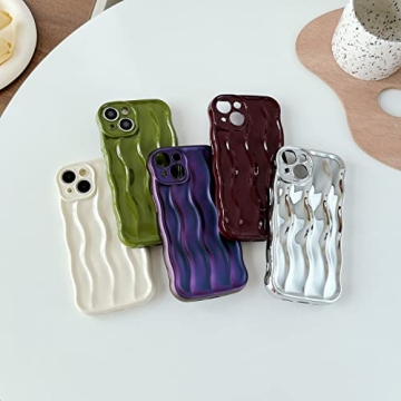 Trendy Water Ripple iPhone 14 Pro Max Case Durable Protection