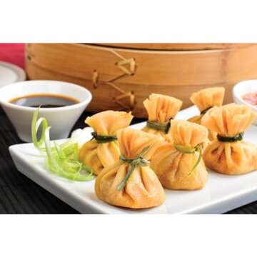 Helen’s Asian Kitchen Spider Strainer | 7-Inch Stainless Steel Wire Mesh Ladle with Sustainable Wood Handle for Large Batch Cooking and Frying