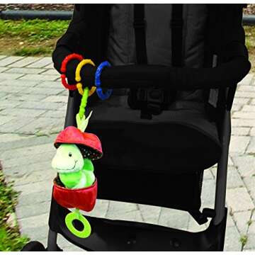 Nuby Linkables Teether Toy - (18-Pack) Multicolor Teether Accessories - Baby Teething Toy for 3+ Months