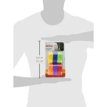 Nuby Linkables Teether Toy - (18-Pack) Multicolor Teether Accessories - Baby Teething Toy for 3+ Months