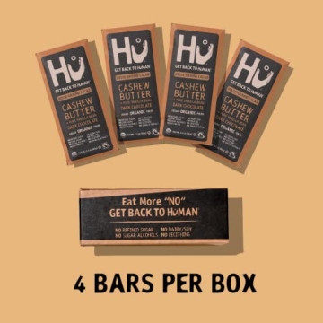 Hu Chocolate Organic Bars 4 Pack Cashew Vanilla Flavor