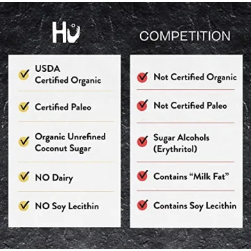 Hu Chocolate Organic Bars 4 Pack Cashew Vanilla Flavor