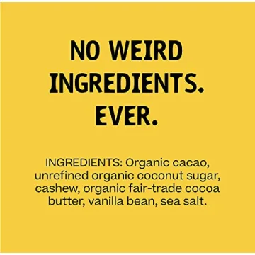 Hu Chocolate Organic Bars 4 Pack Cashew Vanilla Flavor