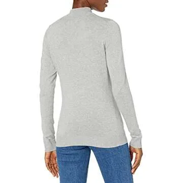Amazon Essentials Mockneck Sweater | Lightweight Style for All